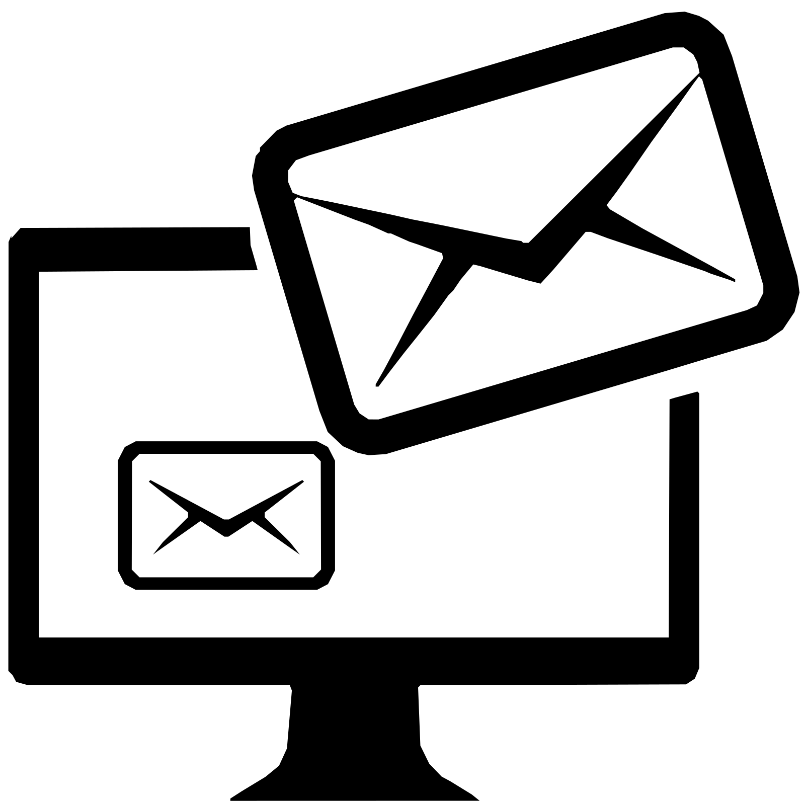 Automated people outreach via email icon